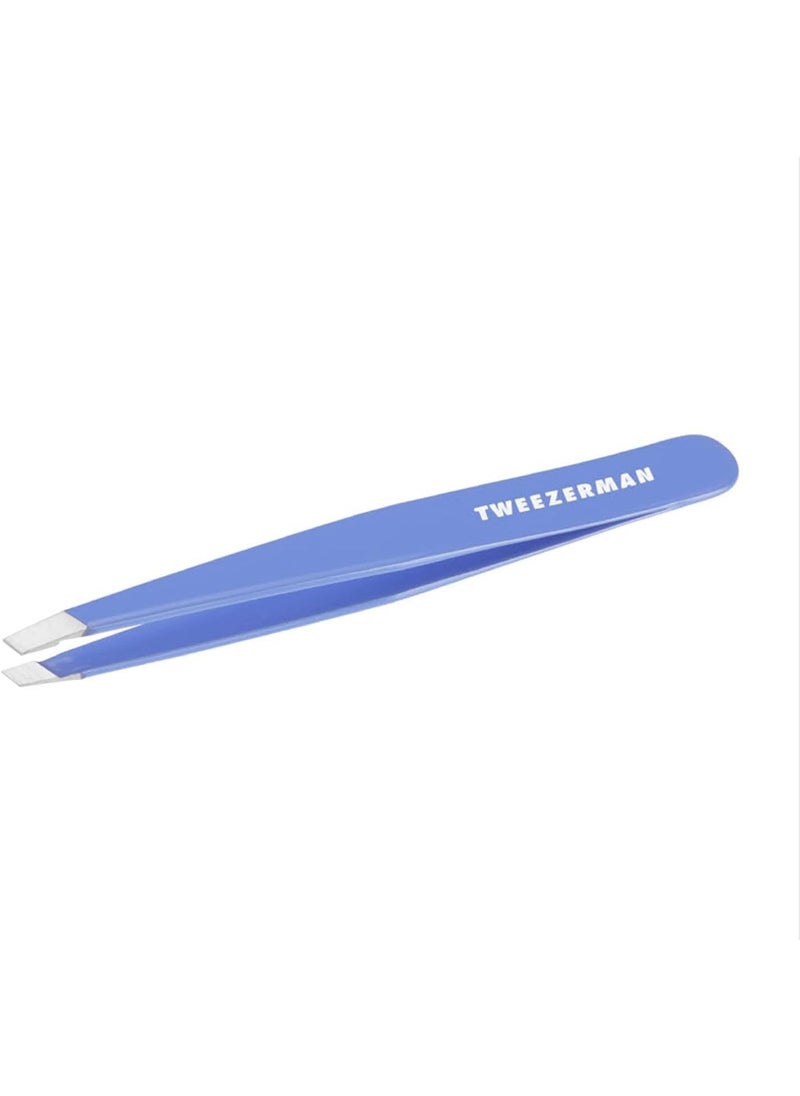 Tweezerman Tweezerman Stainless Steel Slant Tweezer  Eyebrow Tweezers for Women and Men Lapis Blue 