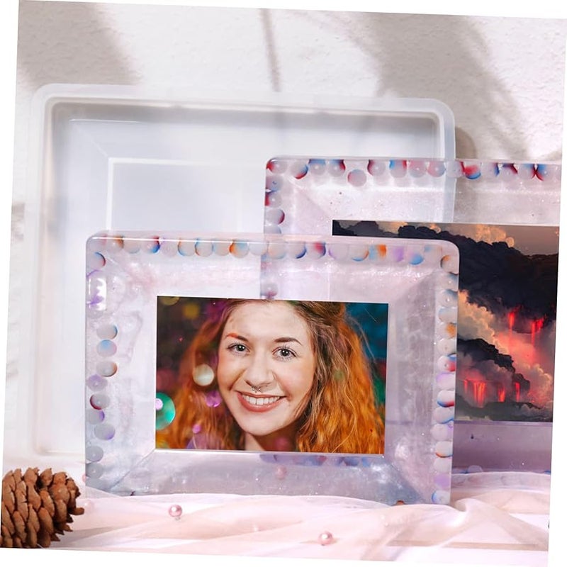 Silicone Photo Frame Molds DIY Decorative Crafting 6 Inch Set - Image 3