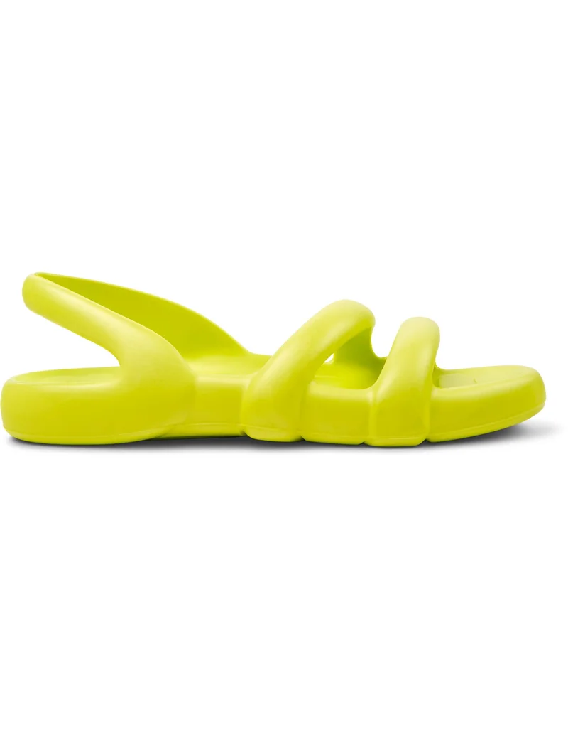 Kobarah Flat, Men Sandal, Yellow
