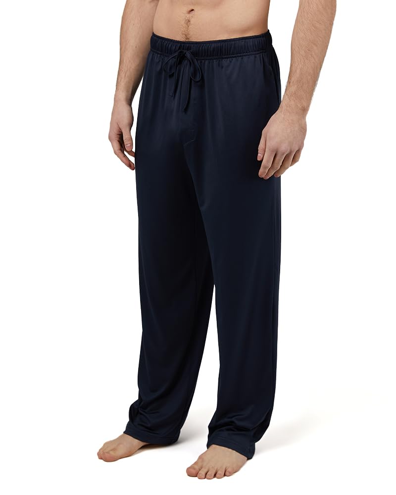 32 Degrees Men's Cool Classic Sleep Pant | Anti-Odor | 4-Way Stretch | Moisture Wicking, Navy, Large - Image 1