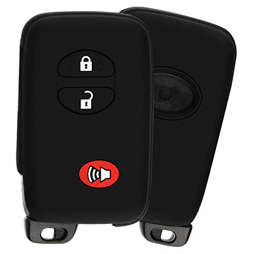 KeylessOption KeyGuardz Keyless Entry Remote Car Smart Key Fob Shell Cover Soft Rubber Case for Toyota Rav4 Highlander Venza 4Runner Landcruiser - Image 2