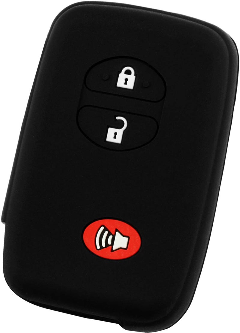 KeylessOption KeyGuardz Keyless Entry Remote Car Smart Key Fob Shell Cover Soft Rubber Case for Toyota Rav4 Highlander Venza 4Runner Landcruiser - Image 4