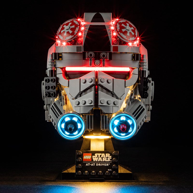BRIKSMAX 20 Light Kit for Lego75429 atat Driver Helmet Led Lighting Compatible with Lego Star Wars Building Set Not Include Lego Set - Image 3