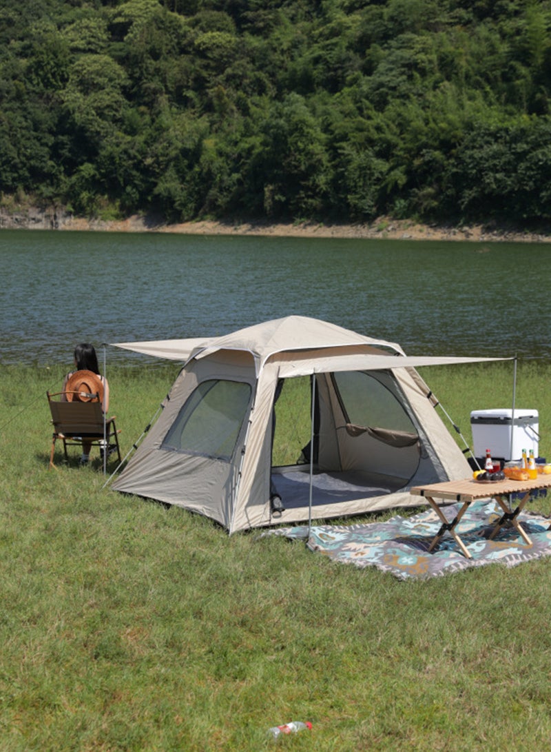 Sharpdo Automatic Camping Tent Automatic Hydraulic Canopy Tent for Camping Hiking Travel or Beach(moisture-proof mat included) - Image 3