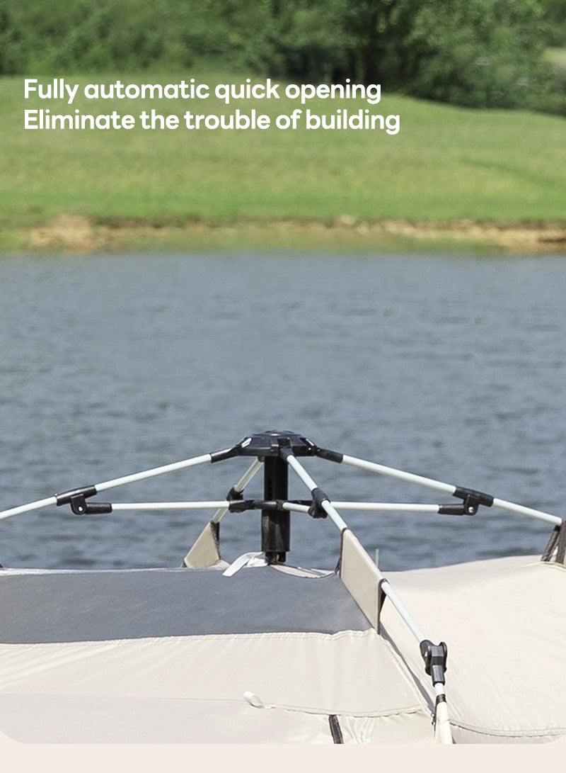 Sharpdo Automatic Camping Tent Automatic Hydraulic Canopy Tent for Camping Hiking Travel or Beach(moisture-proof mat included) - Image 4