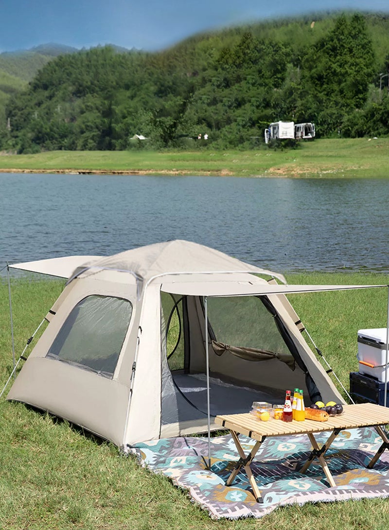 Sharpdo Automatic Camping Tent Automatic Hydraulic Canopy Tent for Camping Hiking Travel or Beach(moisture-proof mat included) - Image 2