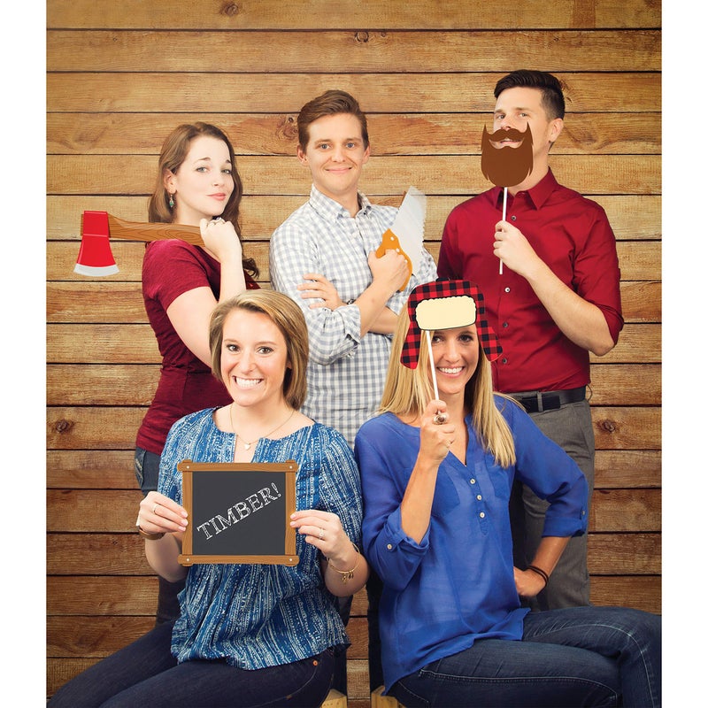 Creative Converting 324567 Photo Backdrop, Wood Grain - Image 2