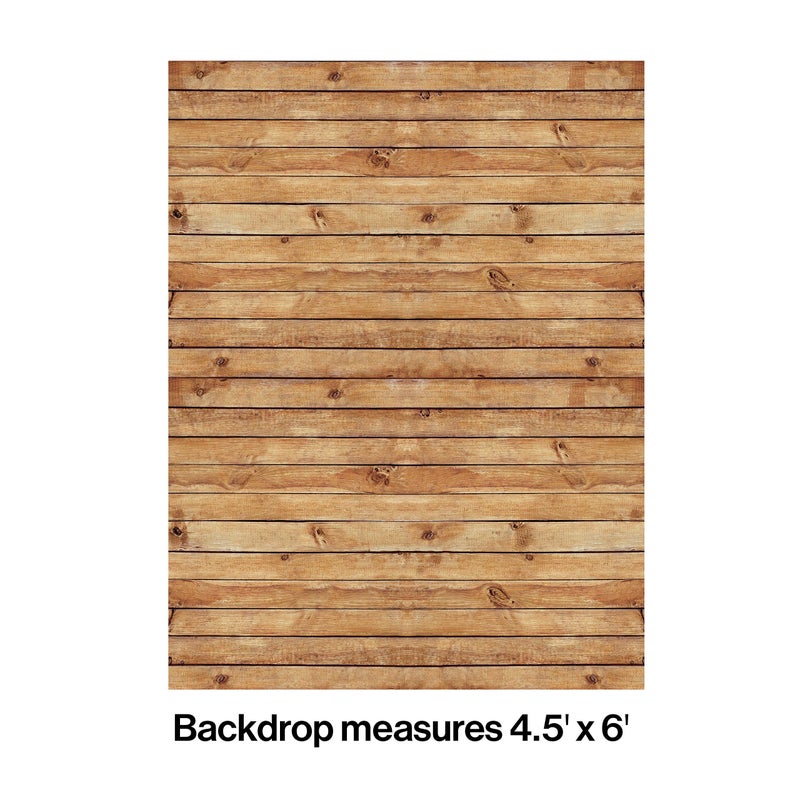 Creative Converting 324567 Photo Backdrop, Wood Grain - Image 3