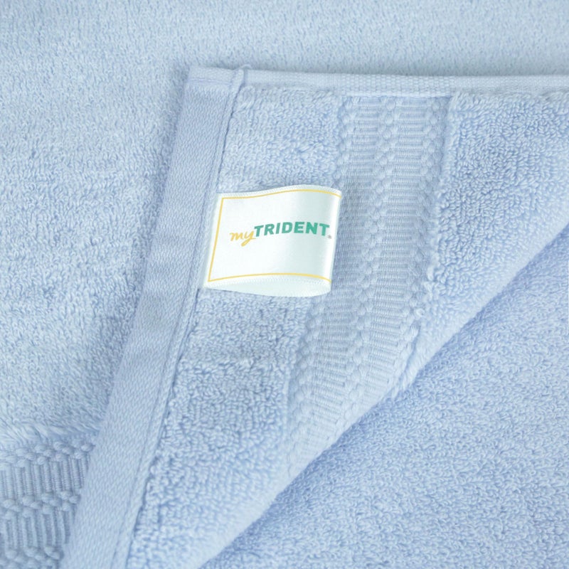 MYTRIDENT Trident Face Towels, Nectarsoft Collection, Wash Towel, 100% Cotton Towels for Men/Women, 625 GSM, 3 Pc Face Towels - Grace Blue - Image 5