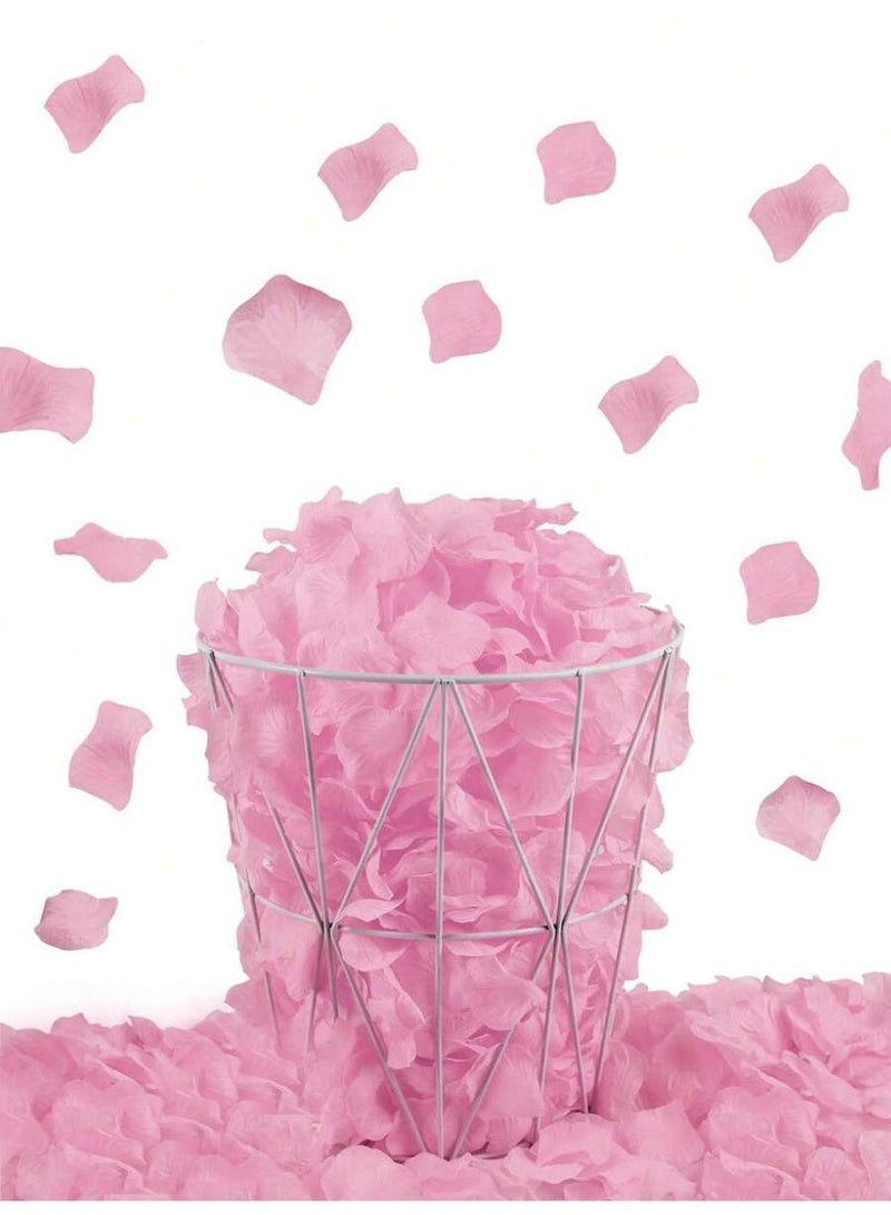 2000pcs Pink Silk Rose Petals for Romantic Special Party Decorations, Valentine's Night, Wedding, Birthday Party - Image 2