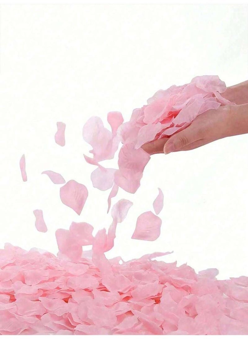 2000pcs Pink Silk Rose Petals for Romantic Special Party Decorations, Valentine's Night, Wedding, Birthday Party - Image 1