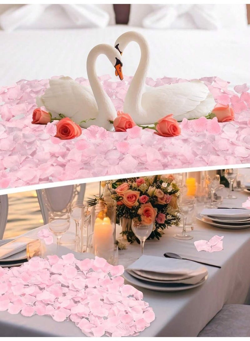2000pcs Pink Silk Rose Petals for Romantic Special Party Decorations, Valentine's Night, Wedding, Birthday Party - Image 3
