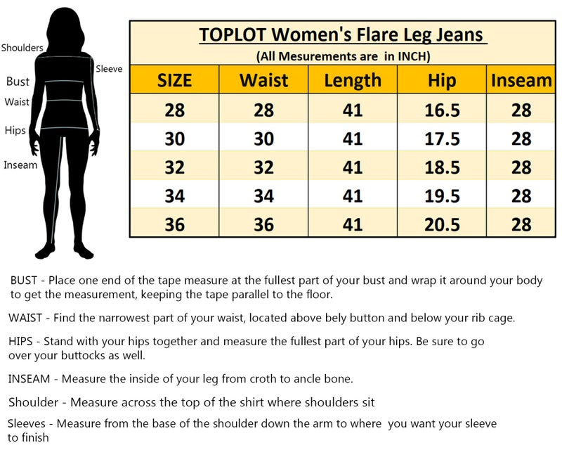 TOPLOT Women's Jeans | Bootcut Fit Design | Stylish Look Structure |Regular Pant Baggy High Waist | Comfortable Wear | Trendy Fashion Styling | Easy Movement Fit | Casual & Everyday Wear (5155_30_Blu) - Image 3