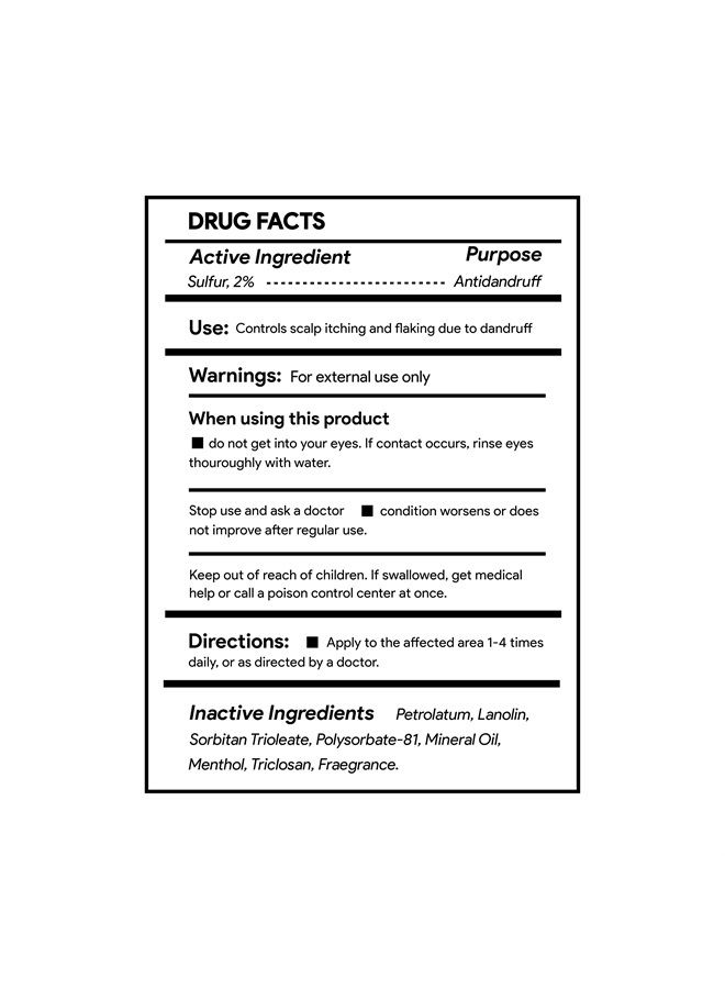 Sulfur 8 بلسم الشعر وفروة الرأس المضاد للقشرة بصيغة طبية أصلية، 2 أونصة (عبوة من 2) - Image 2