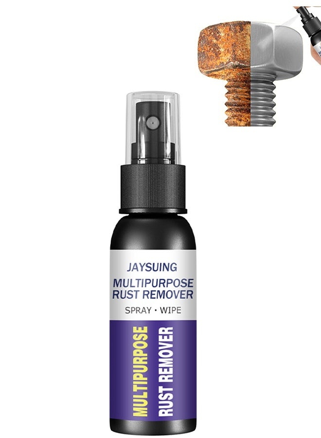 Jaysuing Multipurpose Rust Remover Spray, Multi-Purpose Rust Remover Rust Inhibitor Derusting Spray, Rustout Instant Remover Spray, Anti Rust Inhibitor Derusting Spray, Car Maintenance Cleaning Rust Dissolver 50ml - Image 1