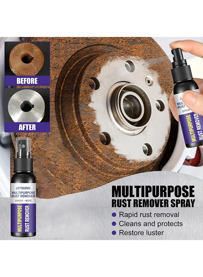 Jaysuing Multipurpose Rust Remover Spray, Multi-Purpose Rust Remover Rust Inhibitor Derusting Spray, Rustout Instant Remover Spray, Anti Rust Inhibitor Derusting Spray, Car Maintenance Cleaning Rust Dissolver 50ml - Image 2