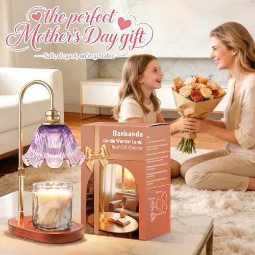 Banbanda Candle Warmer Lamp with Timer ：Mothers Day Gifts, Christmas Decorations Indoor, Birthday Gifts for Women Mom, Warming Gifts for Office, Dorm, Apartment & New Home Decor - Image 2