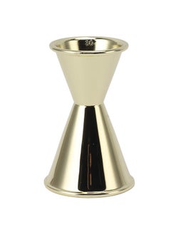 Cocktail Jigger Double Sided Stainless Steel Bar Shot Measuring Cup for Home Party Gold Plating