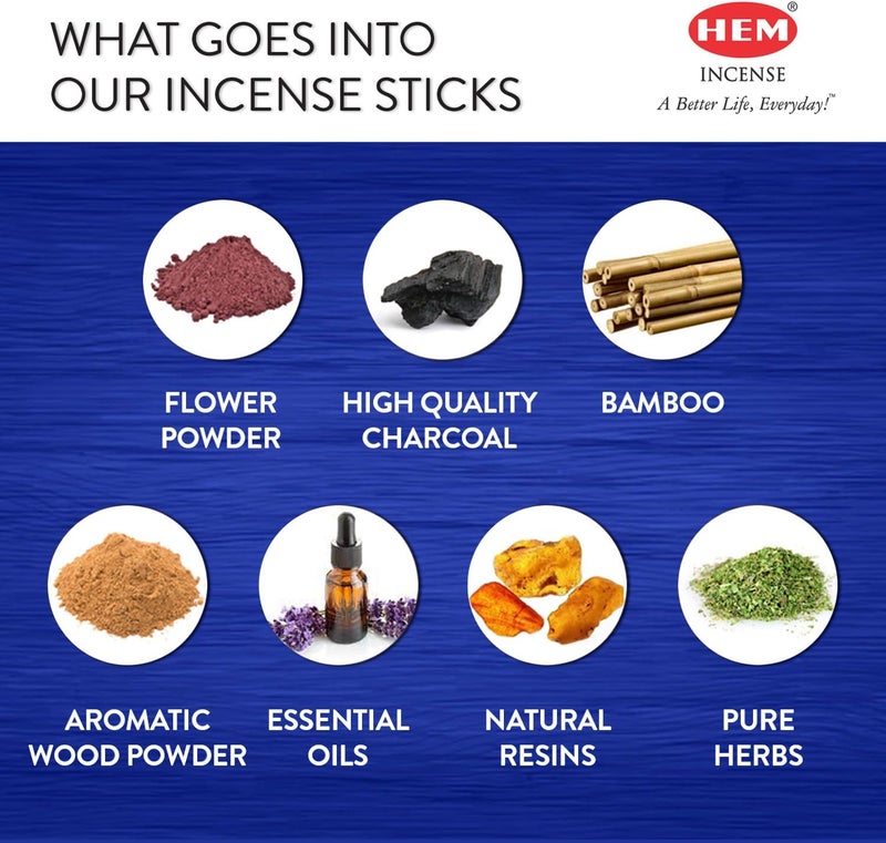 HEM Myrrh Incense Sticks - Box of Six 20 Gram Tubes for Purification and Spirituality - Image 2