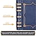 lynx MTG Commander EDH Command ZoneTray for Magic The Gathering with Damage Cast Life Counters Storage for Dice Card Tokens Inside This is Not A Commander Deck Box MTG Accessories Gift Blue - Image 4