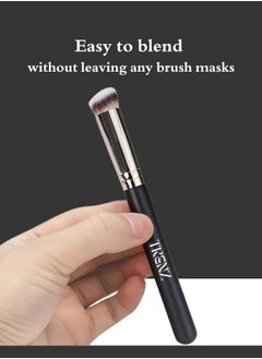 TRENZ Flat Angled Concealer Brush Under Eye Contour Makeup Brush  - Image 3