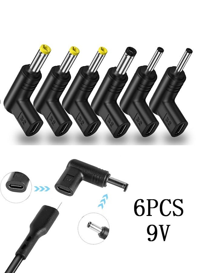 general USB 3.1 Type C Female to DC Male Adapter, 90 Degree Angled USB C to DC 9V PD Emulator Trigger Charging Adapter Plug for Laptop、Router、Mobile Power Supply Charger Connector - Image 1