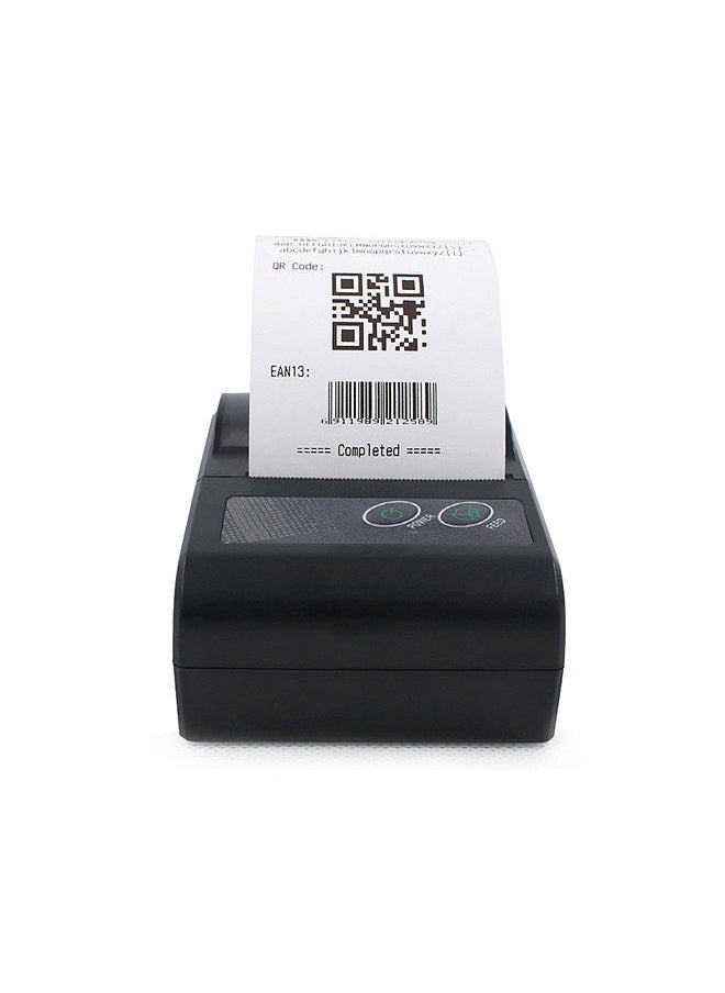 58mm Mini Portable Thermal Printer Wireless Lable Receipt Shipping Exrpress Printer USB BT Connection Support ESC/POS Command Compatible with Windows Android iOS for Supermarket Store Restaurant
