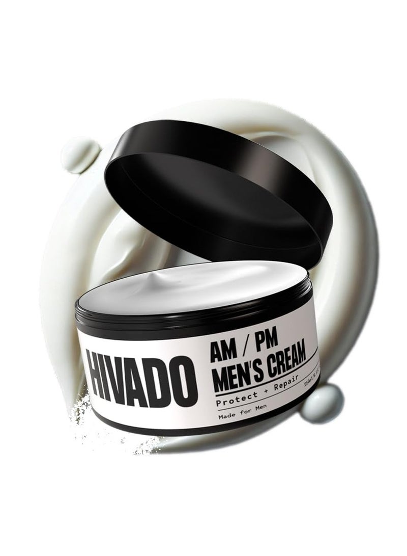 هيفادو كريم للرجال | كريم للرجال | بشرة أكثر إشراقًا، غير دهني، غير لزج، موحد لون البشرة، 50 جم | نياسيناميد، فيتامين هـ، مستخلص الأوجون، الصبار | خالٍ من الكبريتات وخالٍ من البارابين | كريم للرجال للوجه - Image 1