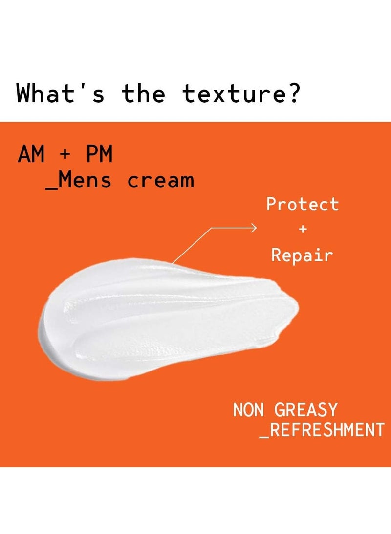 هيفادو كريم للرجال | كريم للرجال | بشرة أكثر إشراقًا، غير دهني، غير لزج، موحد لون البشرة، 50 جم | نياسيناميد، فيتامين هـ، مستخلص الأوجون، الصبار | خالٍ من الكبريتات وخالٍ من البارابين | كريم للرجال للوجه - Image 4