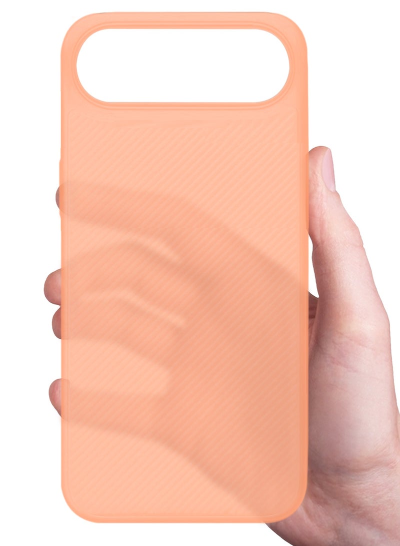 CATANES Case Cover for iPhone 17 Air - Sturdy Durable Ultra-Thin Case - Air Skin Line Design Transparent Back Cover - Drop Protection Cover  - Cosmic Orange - Image 5