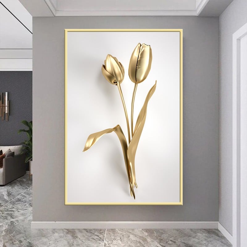 ماركتنا لوحة قماشية بتصميم مودرن مع برواز مجوف مقاس (40×60) قطعة واحدة - Image 1