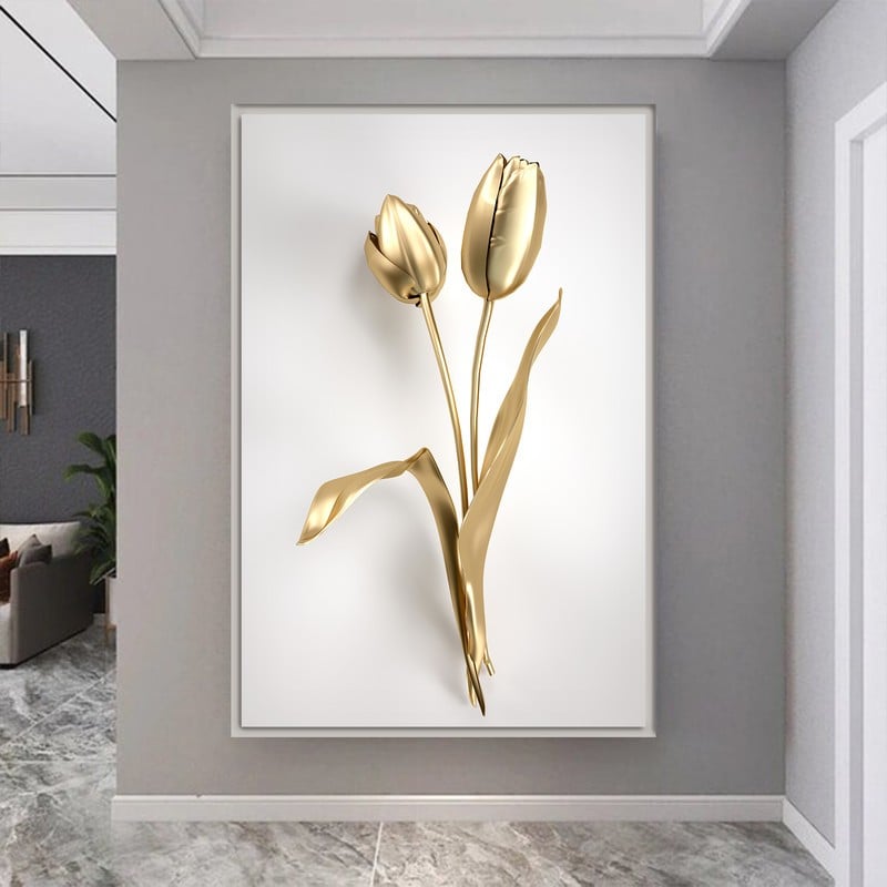 ماركتنا لوحة قماشية بتصميم مودرن مع برواز مجوف مقاس (40×60) قطعة واحدة - Image 3