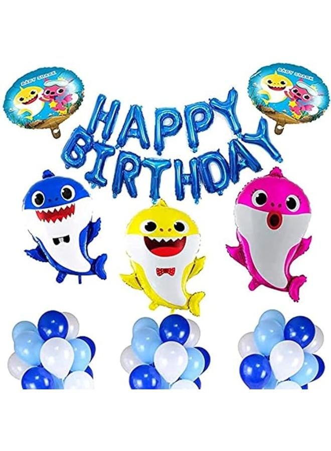 Secret Baby Shark Balloons Party Supplies - Image 1
