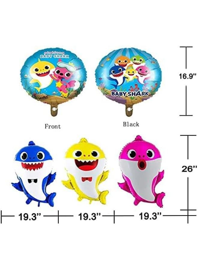 Secret Baby Shark Balloons Party Supplies - Image 2