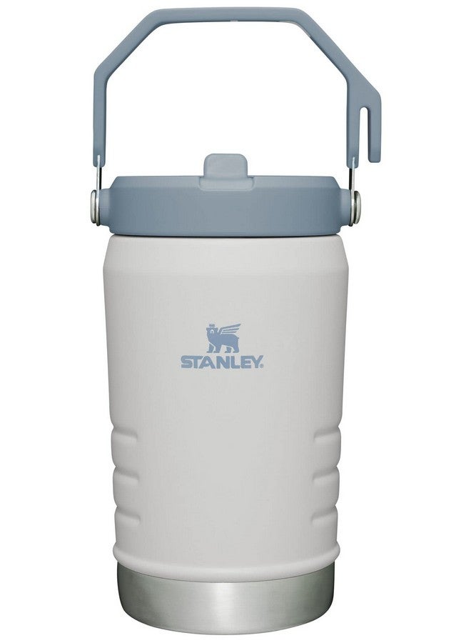 Stanley Stanley IceFlow Flip Straw Jug with Handle 40 oz| Twist On Lid and Flip Up Straw | Leak Resistant for Travel and Sports | Insulated Stainless Steel |BPA-Free |Fog  - Image 1