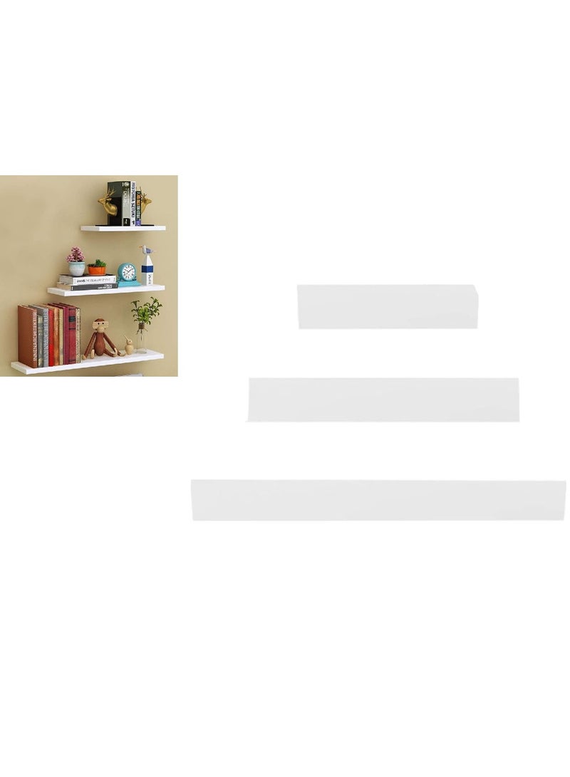 Elegant Wall Shelf Wall Floating Rack Wall Decor Multifunctional Storage Rack Shelf Rack Kitchen/Bedroom Frame  - Image 1
