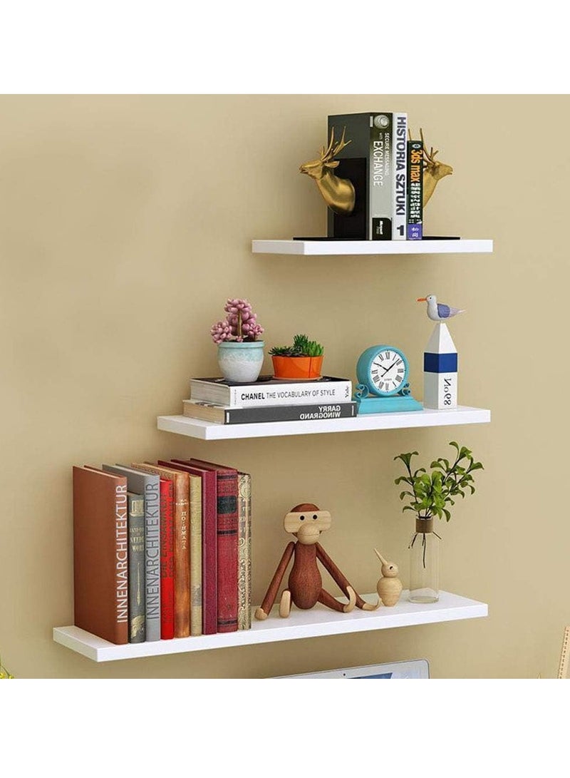 Elegant Wall Shelf Wall Floating Rack Wall Decor Multifunctional Storage Rack Shelf Rack Kitchen/Bedroom Frame  - Image 2