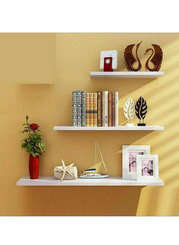 Elegant Wall Shelf Wall Floating Rack Wall Decor Multifunctional Storage Rack Shelf Rack Kitchen/Bedroom Frame  - Image 3