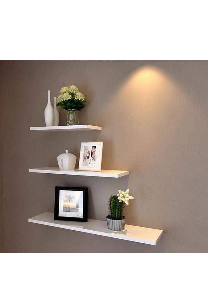 Elegant Wall Shelf Wall Floating Rack Wall Decor Multifunctional Storage Rack Shelf Rack Kitchen/Bedroom Frame  - Image 4
