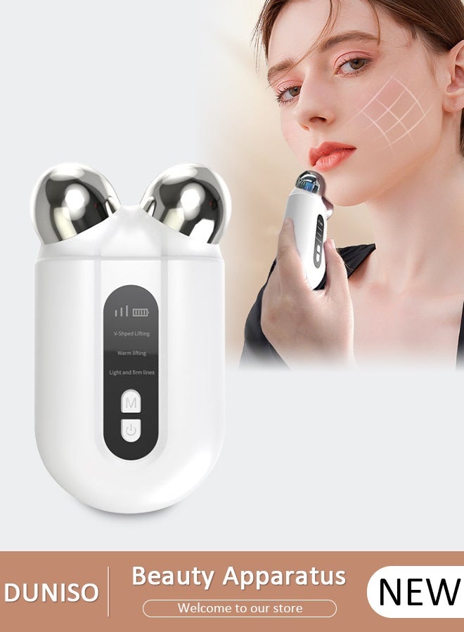 DUNISO Microcurrent Facial Massager Roller, Microcurrent Facial Device, Face Sculpting Tool for Instant Face Lift, Skin Tightening Wrinkle Removal Anti Aging Tool - Image 1