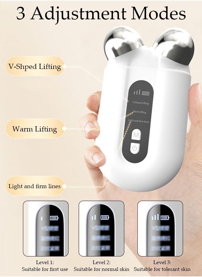 DUNISO - Microcurrent Facial Massager Roller, Microcurrent Facial Device, Face Sculpting Tool for Instant Face Lift, Skin Tightening Wrinkle Removal Anti Aging Tool - Image 1