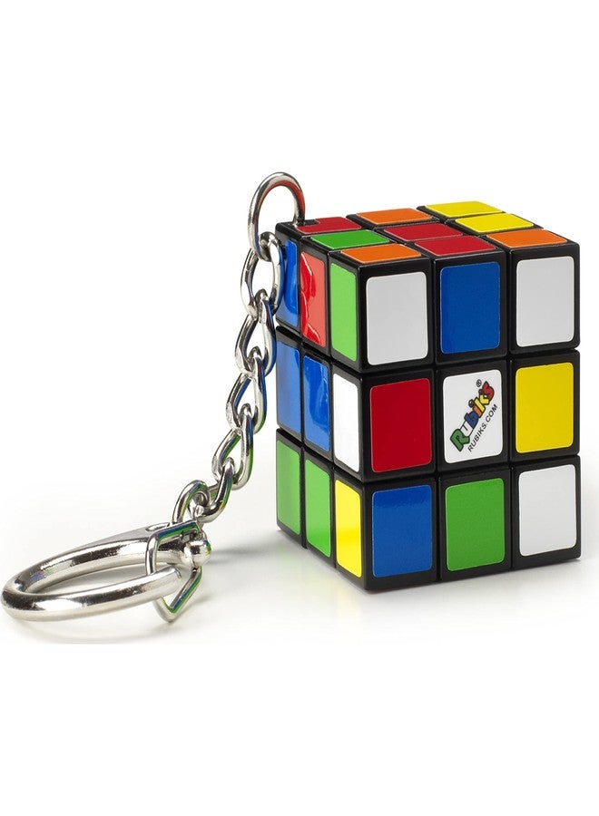 Rubik's Cube 3 x 3 Key Ring - Colourful Puzzle Game Rubik's - Mini Puzzle 3x3 Orginial Colour Matching - Classic Cube Problem Solving - Mini Version - 6064001 - Children's Toy 8 Years and Above - Image 4