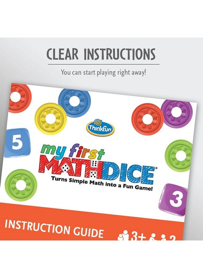 thinkfun Think Fun My First Math Dice - Engaging Counting Game For Kids | Enhances Math & Number Skills | Fun Learning Activity For Ages 3+  - Image 4