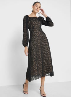 ELLA Puff Sleeve Lace Dress  - Image 4