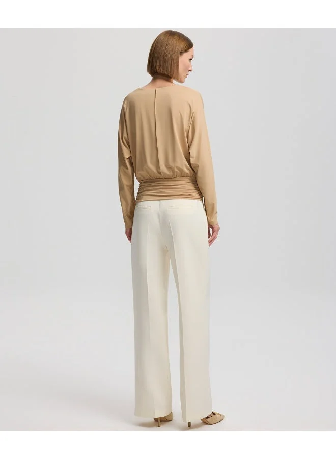 ابيكول Draped Blouse