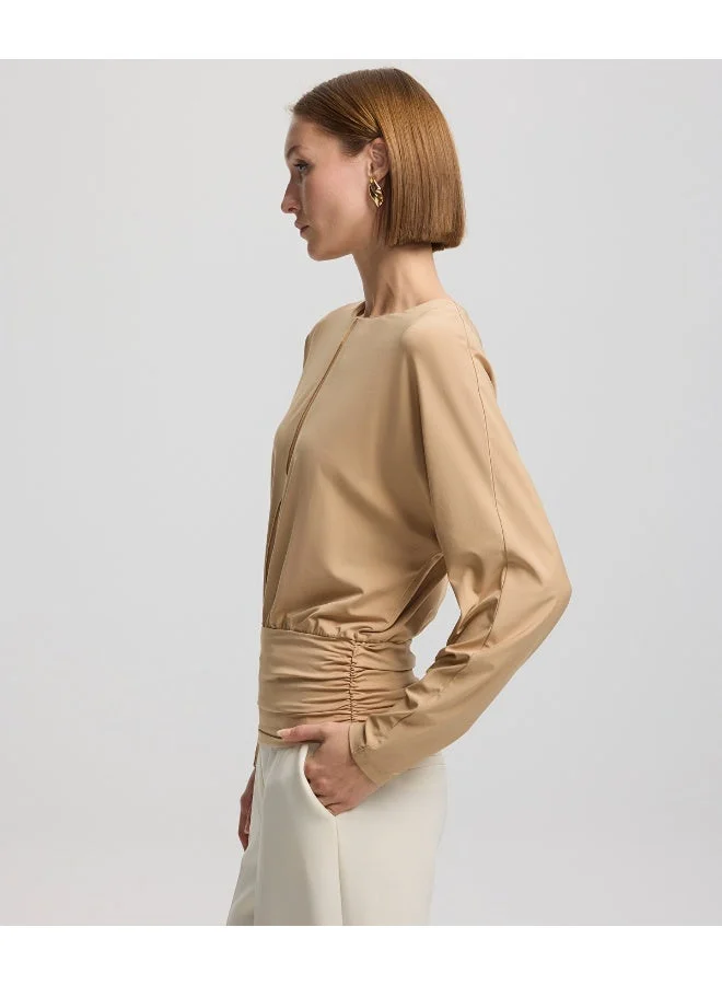 ابيكول Draped Blouse