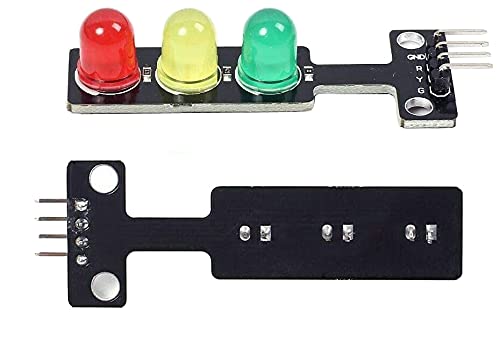 Adeept 5PCS Mini Traffic Light LED DC 5V 5mm Display Module for Arduino Creative DIY Project Kit, Raspberry Pi, Traffic Light for Traffic System Model - Image 4