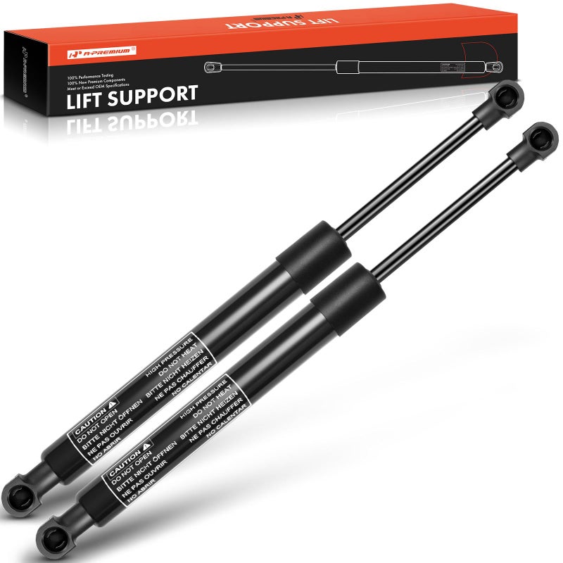 A-Premium Tailgate Rear Trunk Lift Supports Shock Struts Compatible with BMW Models - E90 Series 330i/330xi 2006, 323i 325i 325i 328i xDrive 328xi 335d M3 335i M Sedan - Replace# 51244365788(2PC Set) - Image 1