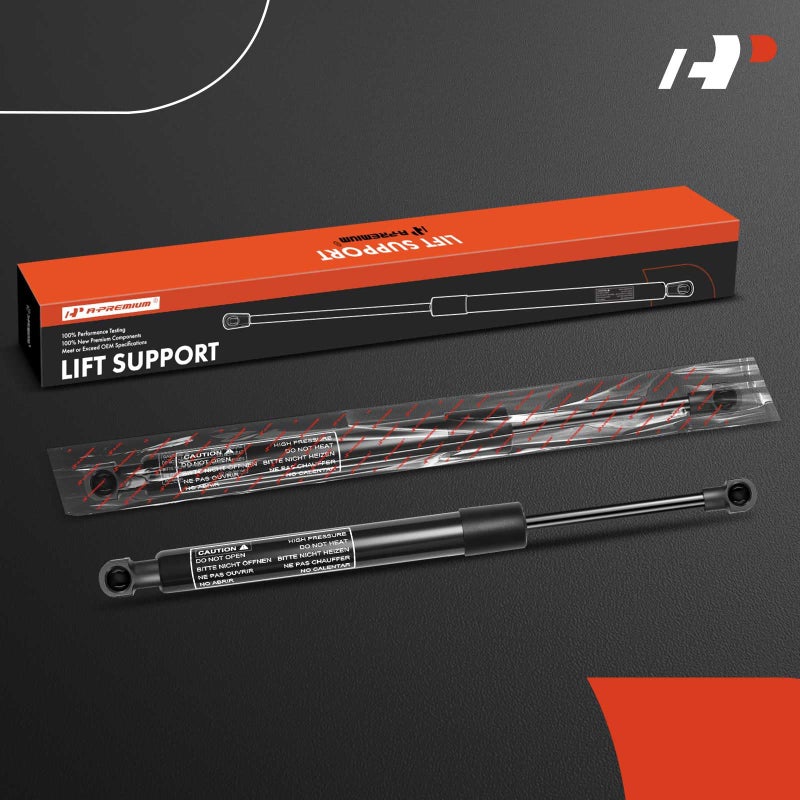 A-Premium Tailgate Rear Trunk Lift Supports Shock Struts Compatible with BMW Models - E90 Series 330i/330xi 2006, 323i 325i 325i 328i xDrive 328xi 335d M3 335i M Sedan - Replace# 51244365788(2PC Set) - Image 2