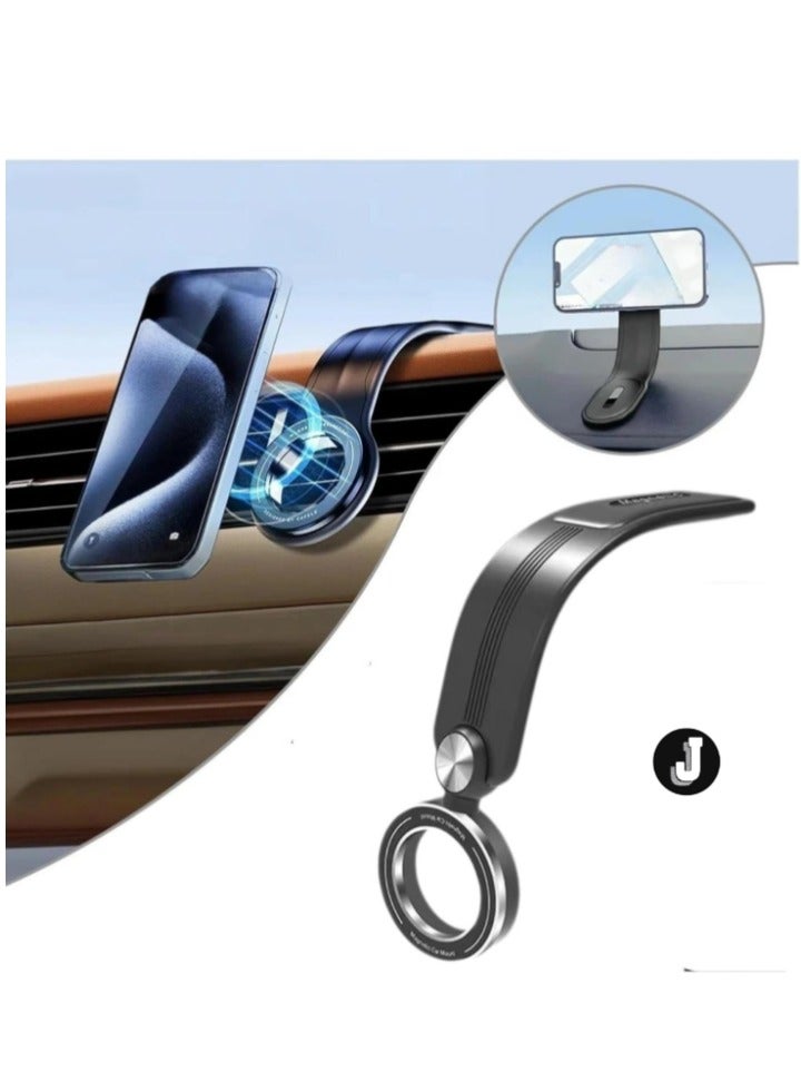 JAJEEK "NEW Universal Car Phone Holder Mount for iPhone 16 Pro – 20 Strong Magnets with 360° Rotation (Black)" - Image 2